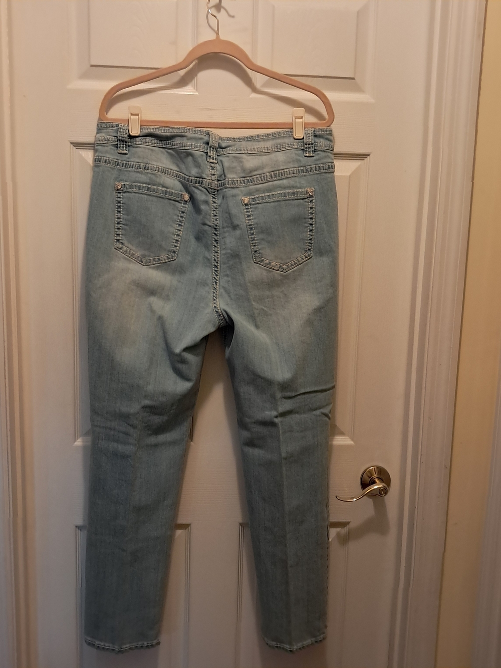 Reba Light Blue Women's Stretch Jeans Size 16W - Picture 2 of 4